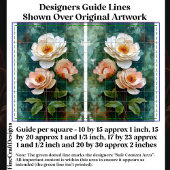 Impasto getextureerde pioenroos stijl bloeit DV4B  Tissuepapier