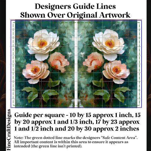 Impasto getextureerde pioenroos stijl bloeit DV4B  Tissuepapier