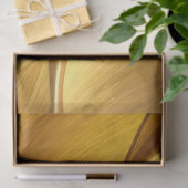 Impasto Gold paint Tissuepapier (Geschenk)