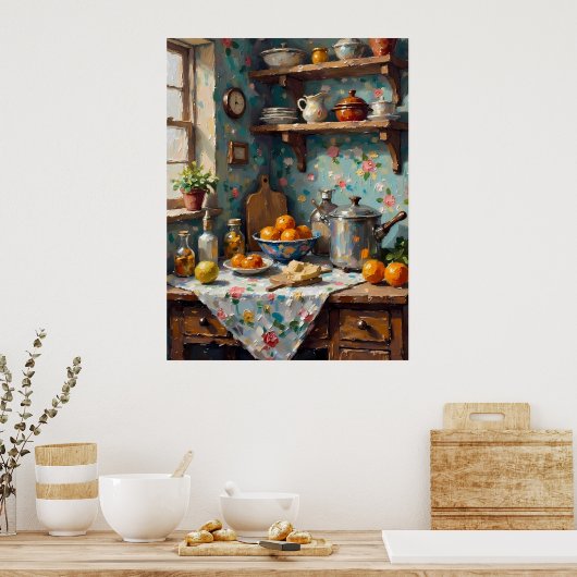 Impasto Kitchen Corner Poster (Keuken)