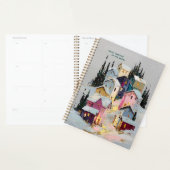 Impasto Kleurrijk Winterdorp Sneeuw Planner (Display)