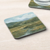 Impasto Landscape III Bier Onderzetter (Linkerzijde)