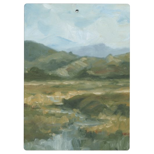 Impasto Landscape III Klembord (Achterkant)