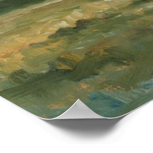 Impasto Landscape III Poster (Hoek)