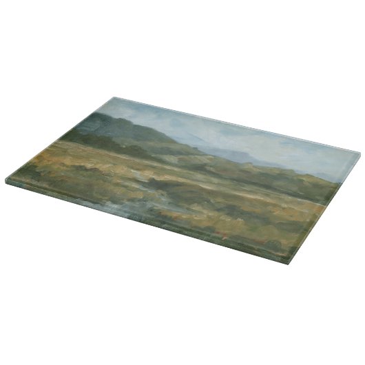 Impasto Landscape III Snijplank (Hoek)