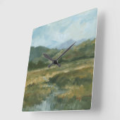 Impasto Landscape III Vierkante Klok (Hoek)