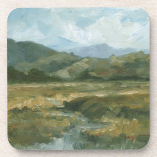 Impasto Landschap III Bier Onderzetter