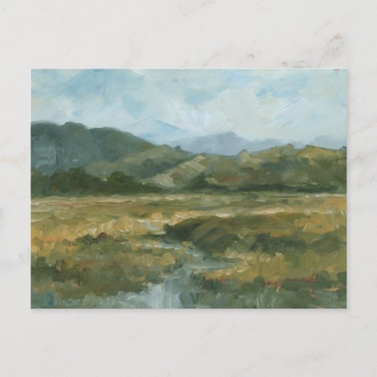 Impasto Landschap III Briefkaart (Voorkant)
