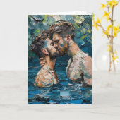 Impasto Liefde in Bosopening Kaart (Gele Bloem)