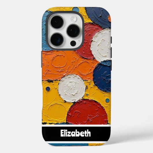 Impasto olieverfstijl Case-Mate iPhone case (Achterkant)