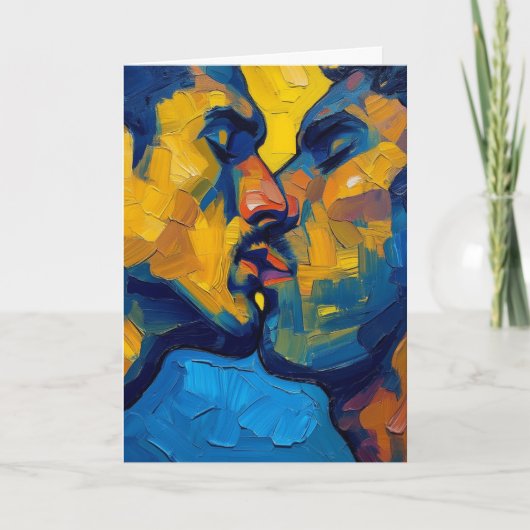 Impasto Passie Omhelzing Kaart (Voorkant)