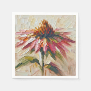 Impasto Schilderij van Rudbeckia Servet