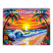 Impasto stijl kustkunst kalender (Hoes)