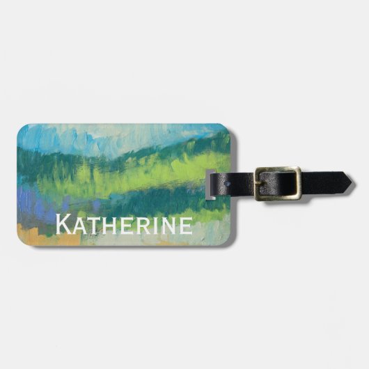 Impasto Veld II Bagagelabel (Voorkant horizontaal)