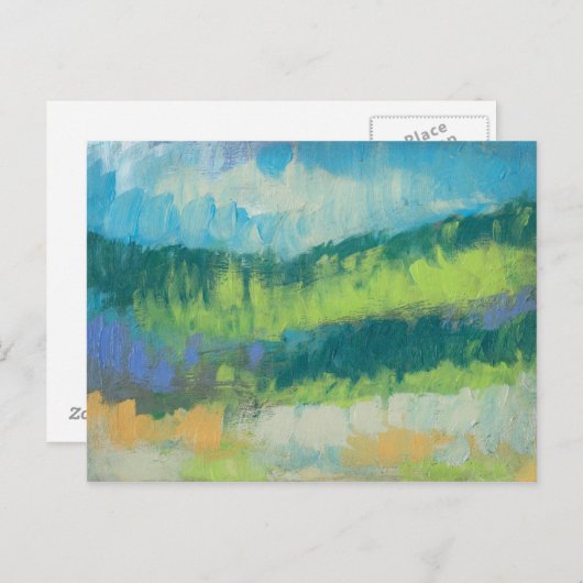 Impasto Veld II Briefkaart (Voorkant / Achterkant)