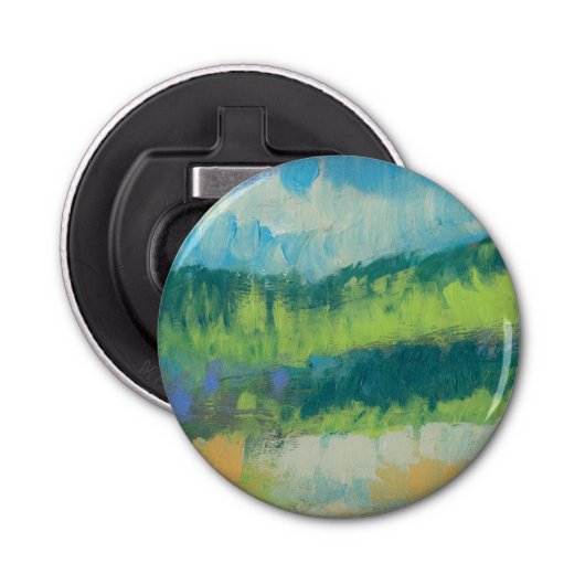 Impasto Veld II Button Flesopener (Voorkant)