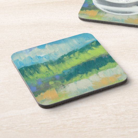 Impasto Veld II Drankjes Onderzetter (Linkerzijde)