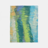 Impasto Veld II Fleece Deken (Voorkant)