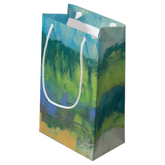 Impasto Veld II Klein Cadeauzakje (Achterkant Gekanteld)