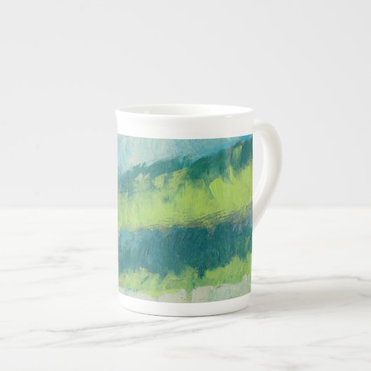 Impasto Veld II Porselein Kop (Voorkant rechts)