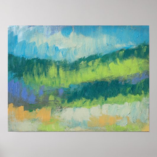 Impasto Veld II Poster (Voorkant)