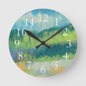 Impasto Veld II Ronde Klok (Voorkant)