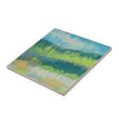 Impasto Veld II Tegeltje (Zijkant)