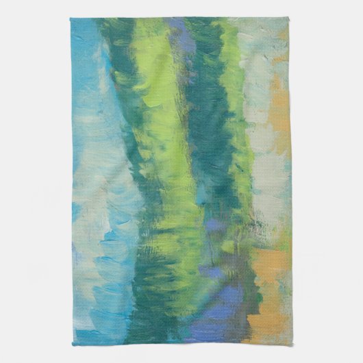 Impasto Veld II Theedoek (Verticaal)