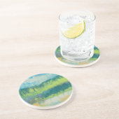 Impasto Veld II Zandsteen Onderzetter (Zijkant)