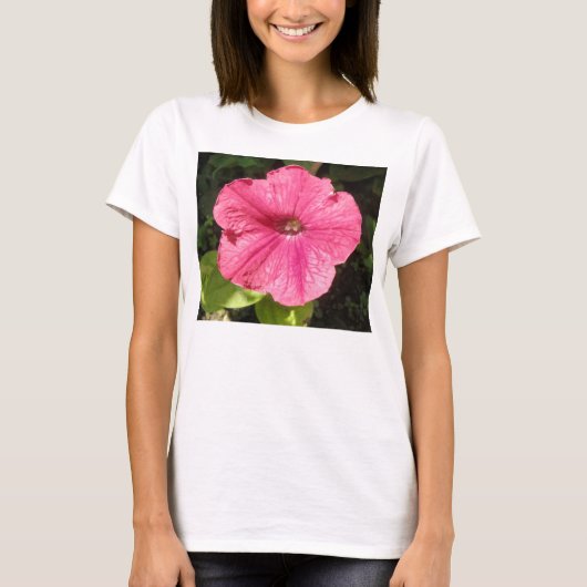 Impatiens donkerroze dames T Shirt (Voorkant)