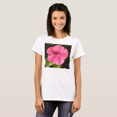 Impatiens donkerroze dames T Shirt (Voorkant volledig)