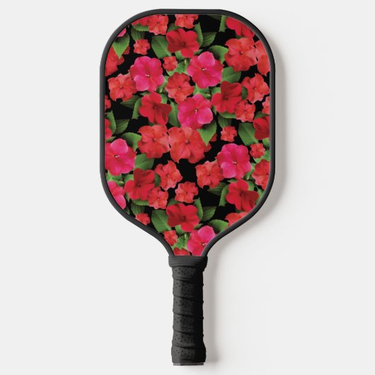 Impatiens Flowers Pickleball Paddle (Voorkant)