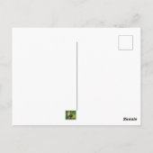 Impatiens in een hangmand briefkaart (Achterkant)