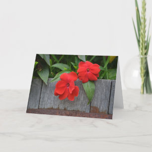 Impatiens Notecard Kaart