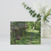 Impatiens Path Summer Flowers Custom Briefkaarten (Staand voorkant)