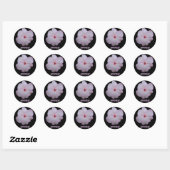 Impatiens ticker ronde sticker (Vel)