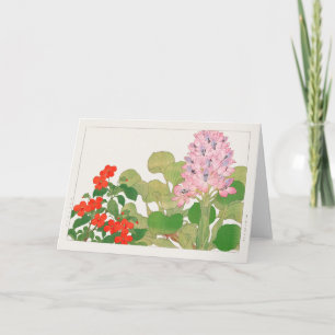 Impatiens, waterhyacinte door Tanigami Konan Kaart