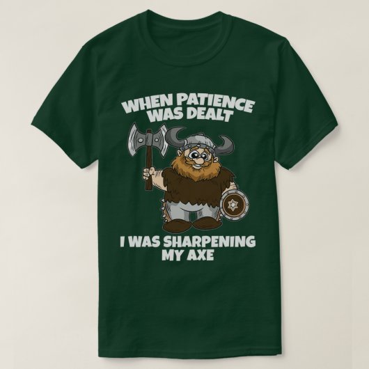 Impatient Viking Berserk T-shirt (Design voorkant)