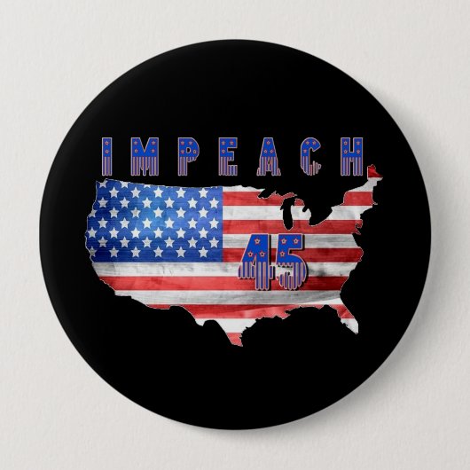 Impeach 45 Amerikaanse Button (Voorkant)