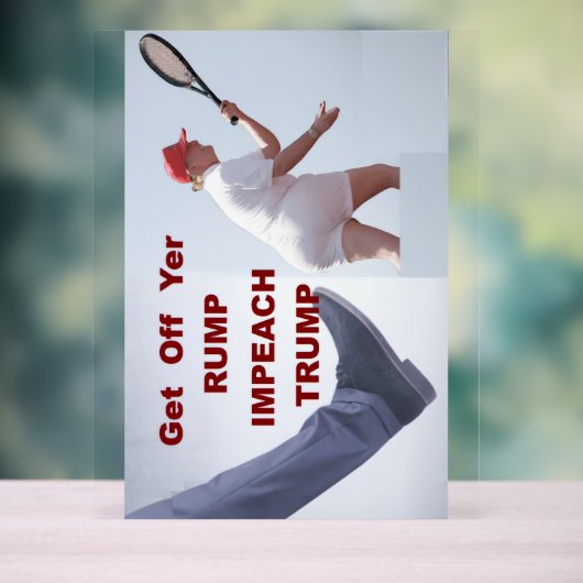 IMPEACH ACRYL BORD (Neutraal)