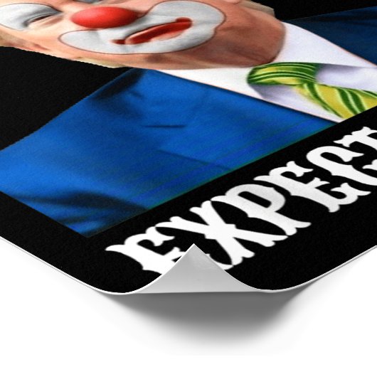 Impeach anti-Trump kiest een clown en verwacht een Poster (Hoek)