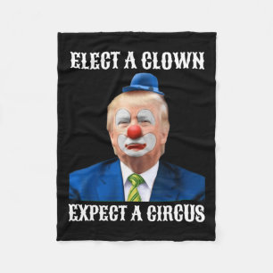 Impeach anti-Trump verkiest een clown verwacht een Fleece Deken