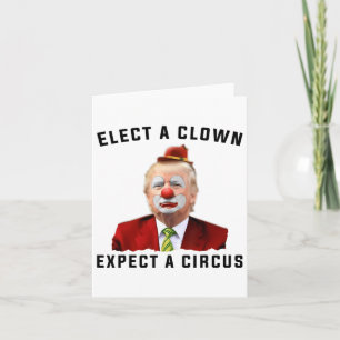 Impeach anti-Trump verkiest een clown verwacht een Kaart