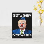 Impeach anti-Trump verkiest een clown verwacht een Kaart (Gele Bloem)
