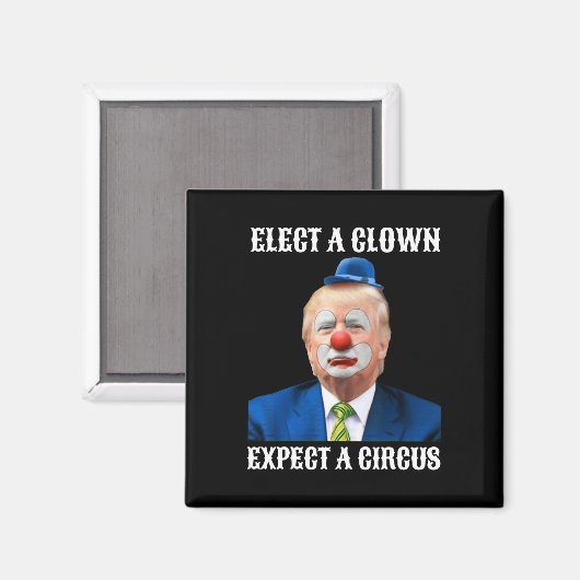 Impeach anti-Trump verkiest een clown verwacht een Magneet (Voorkant / Achterkant)