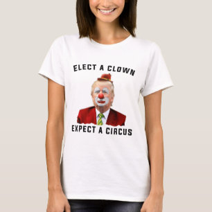 Impeach anti-Trump verkiest een clown verwacht een T-shirt