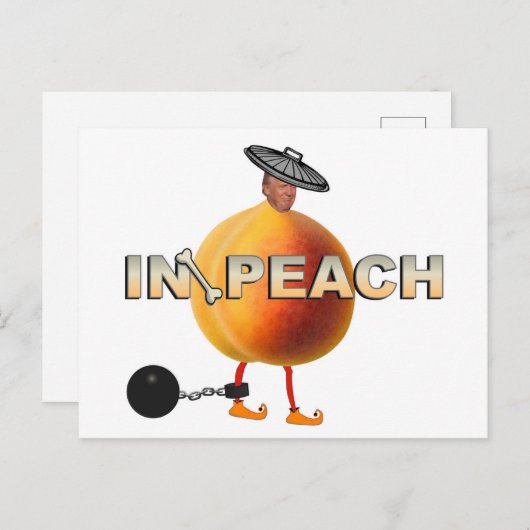 Impeach/antitrump, Briefkaart (Voorkant / Achterkant)
