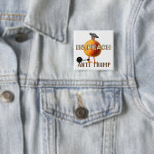 Impeach/antitrump, Vierkante Button 5,1 Cm (In situ)