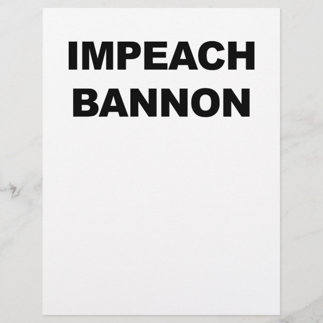 IMPEACH BANNON (Voorkant)