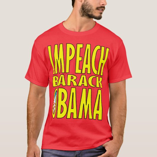 IMPEACH BARACK OBAMA T-SHIRT (Voorkant)